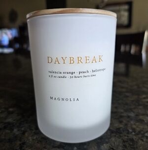 NEW Magnolia Daybreak 9 oz single wick candle